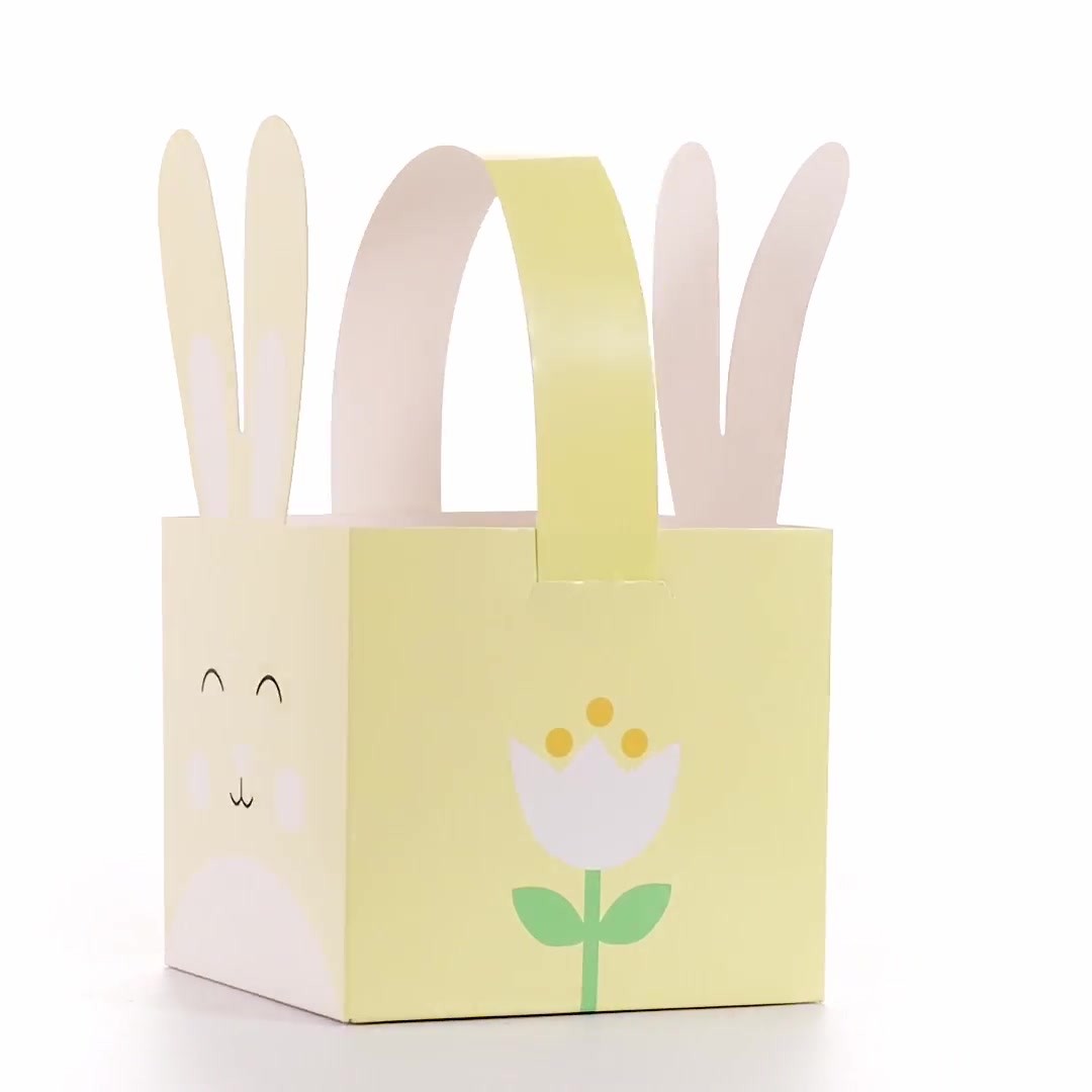Easter Basket - Smiling Bunny