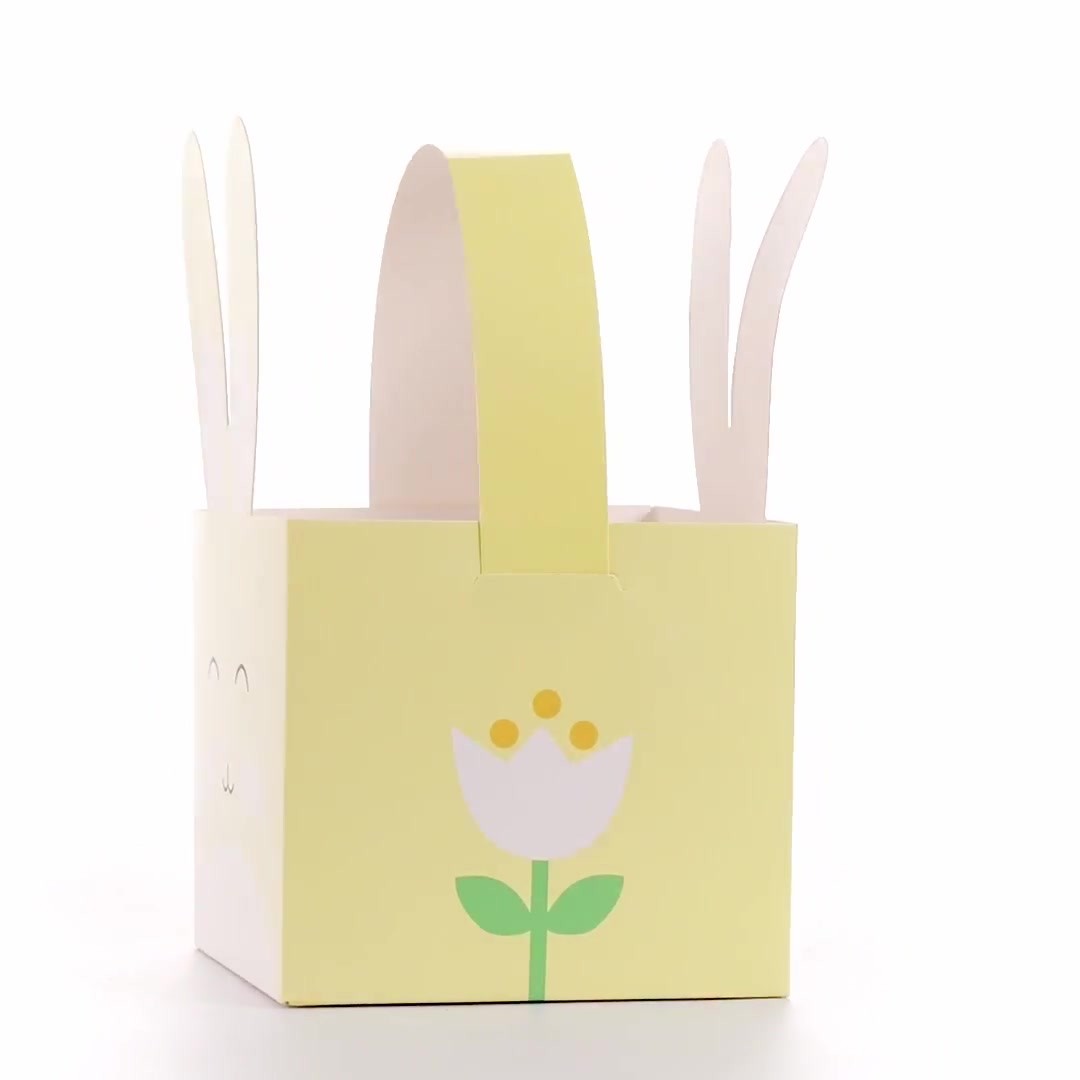 Easter Basket - Smiling Bunny