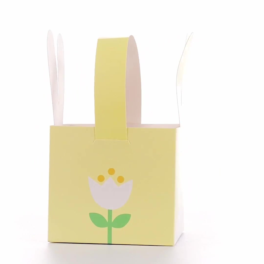 Easter Basket - Smiling Bunny