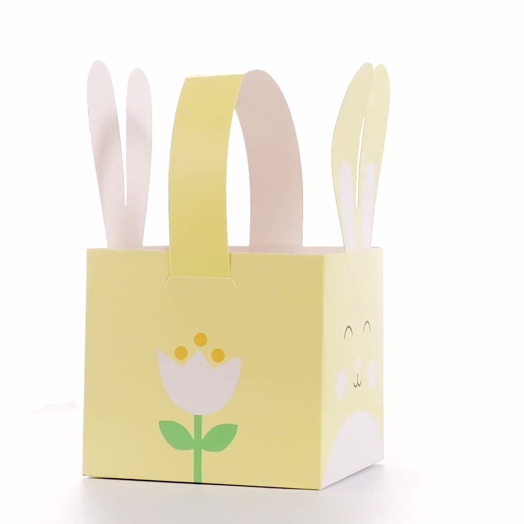 Easter Basket - Smiling Bunny