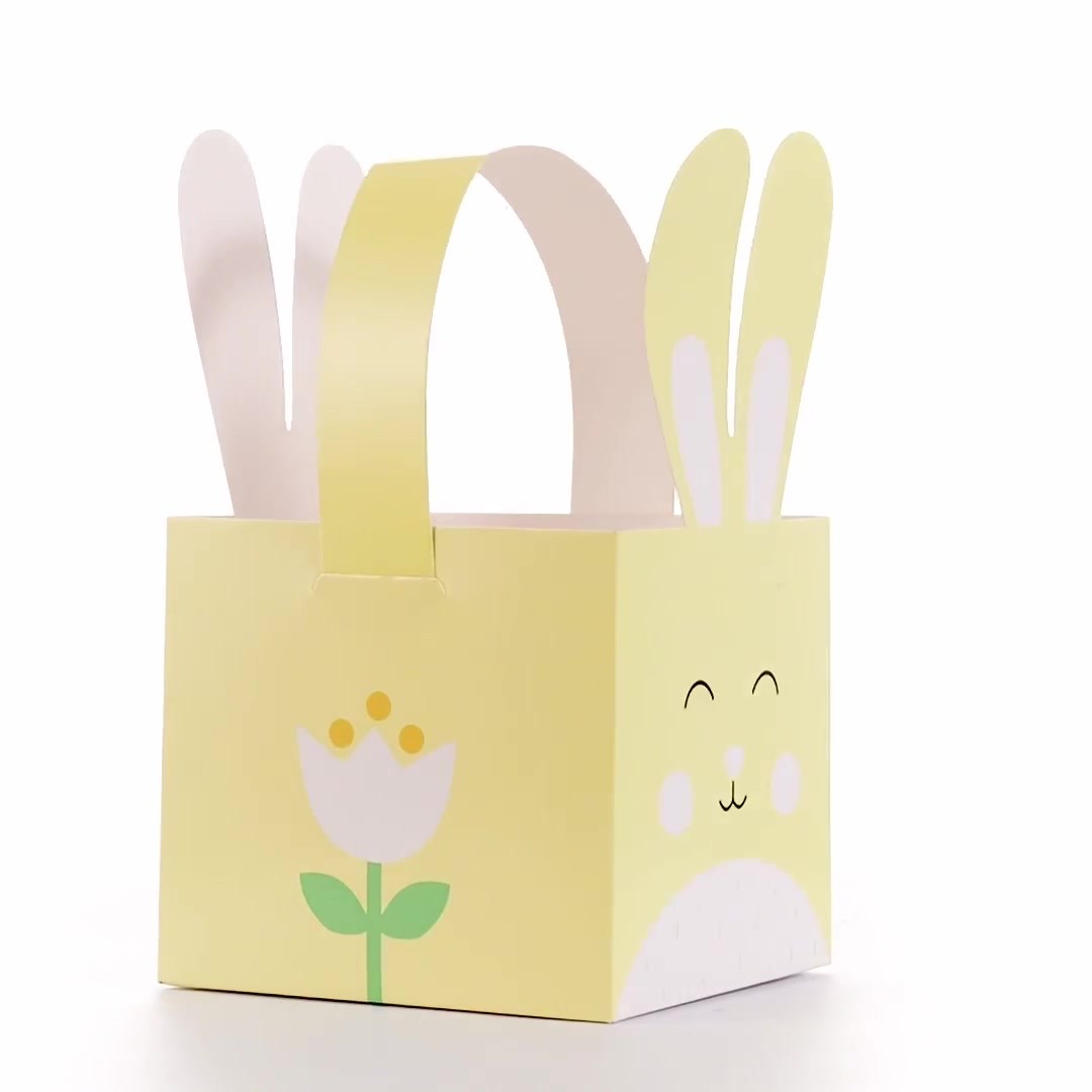 Easter Basket - Smiling Bunny