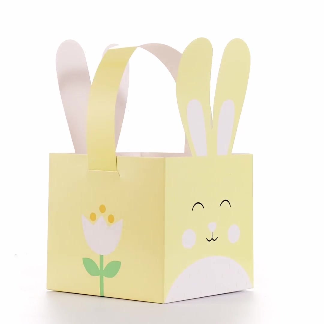 Easter Basket - Smiling Bunny