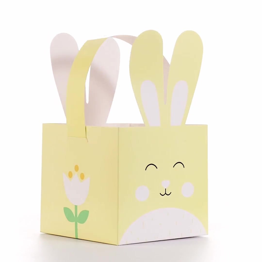 Easter Basket - Smiling Bunny