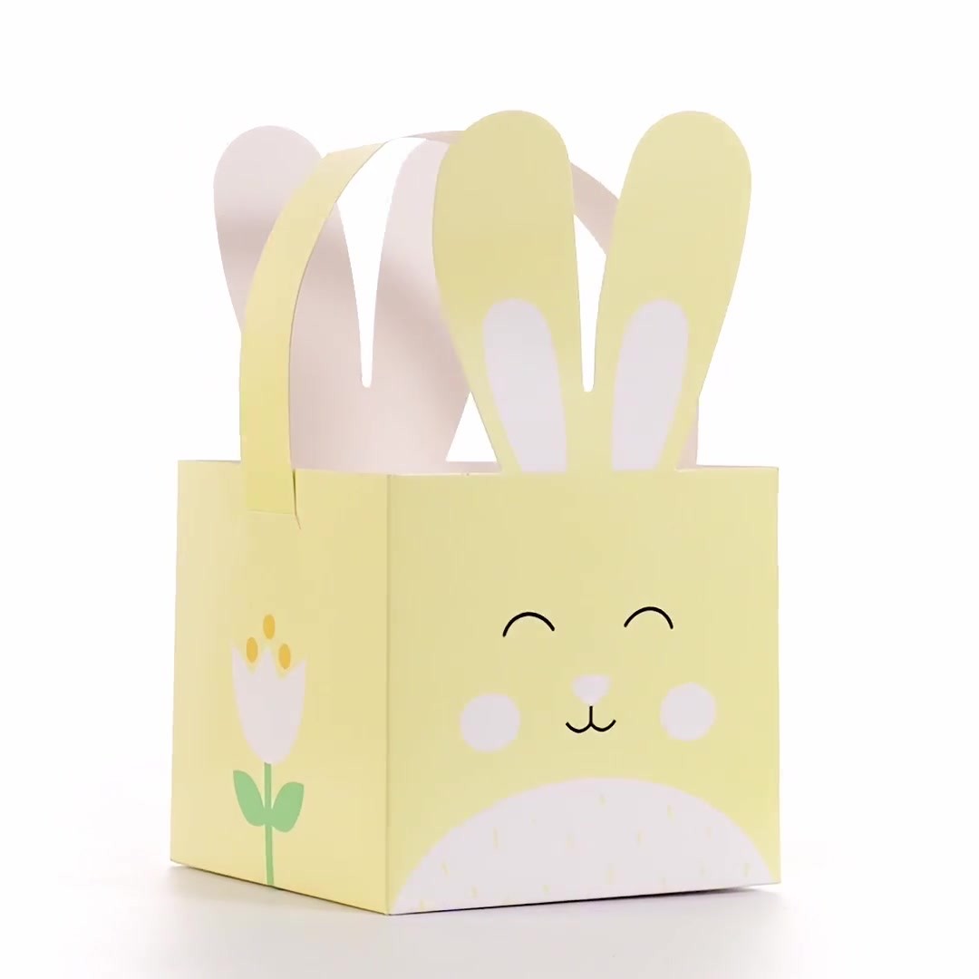 Easter Basket - Smiling Bunny