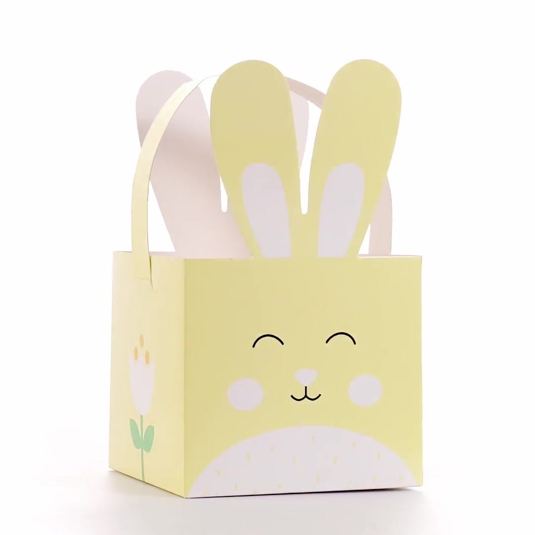 Easter Basket - Smiling Bunny