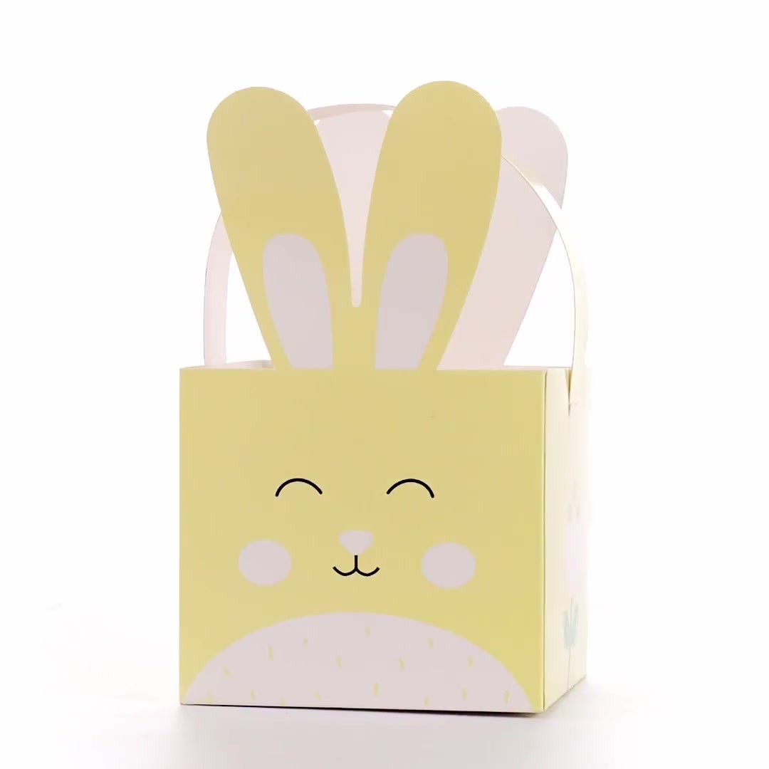 Easter Basket - Smiling Bunny