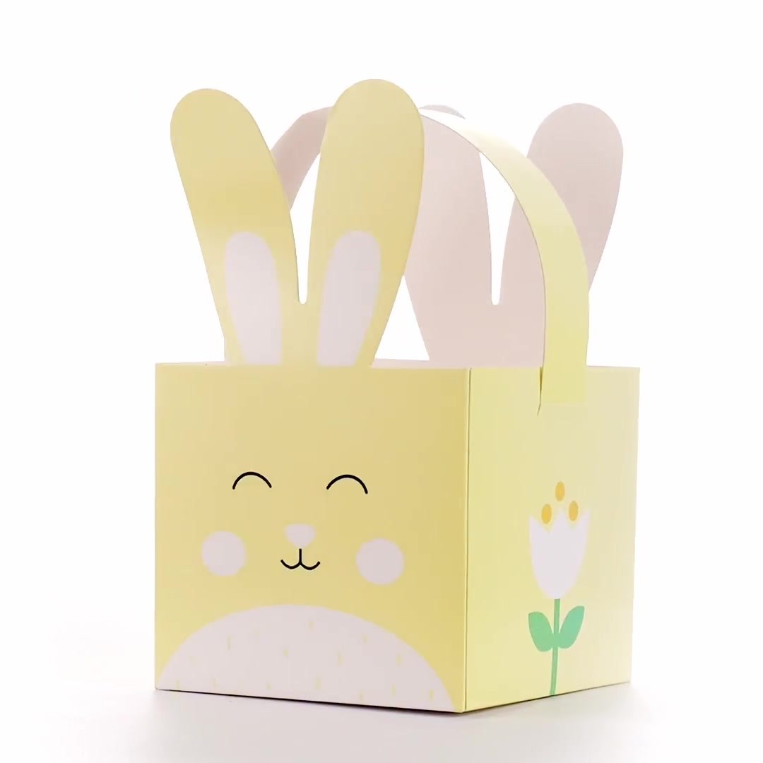 Easter Basket - Smiling Bunny