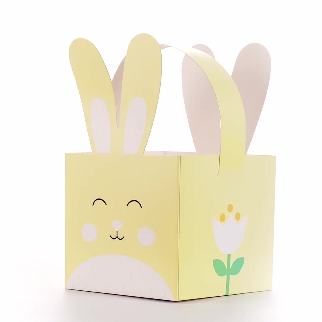 Easter Basket - Smiling Bunny