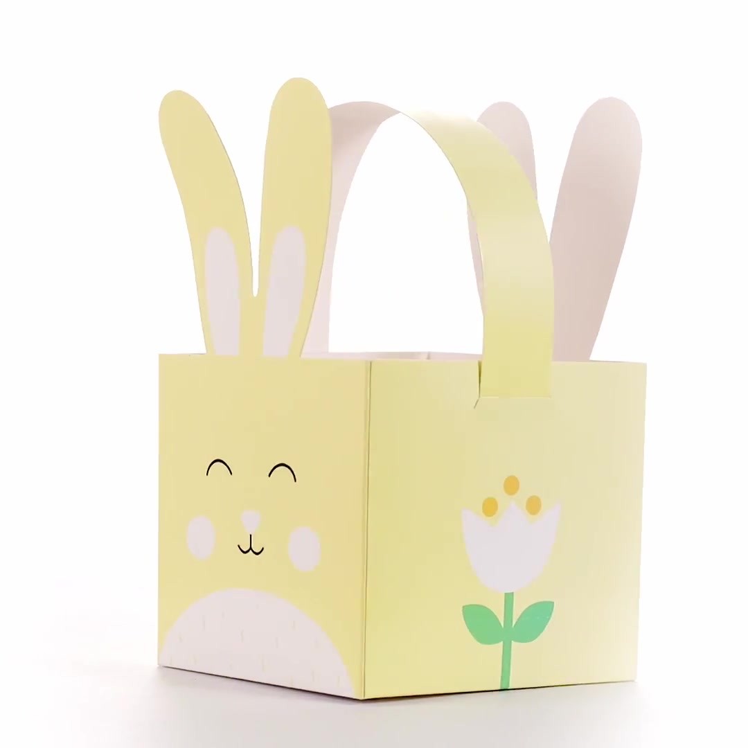 Easter Basket - Smiling Bunny