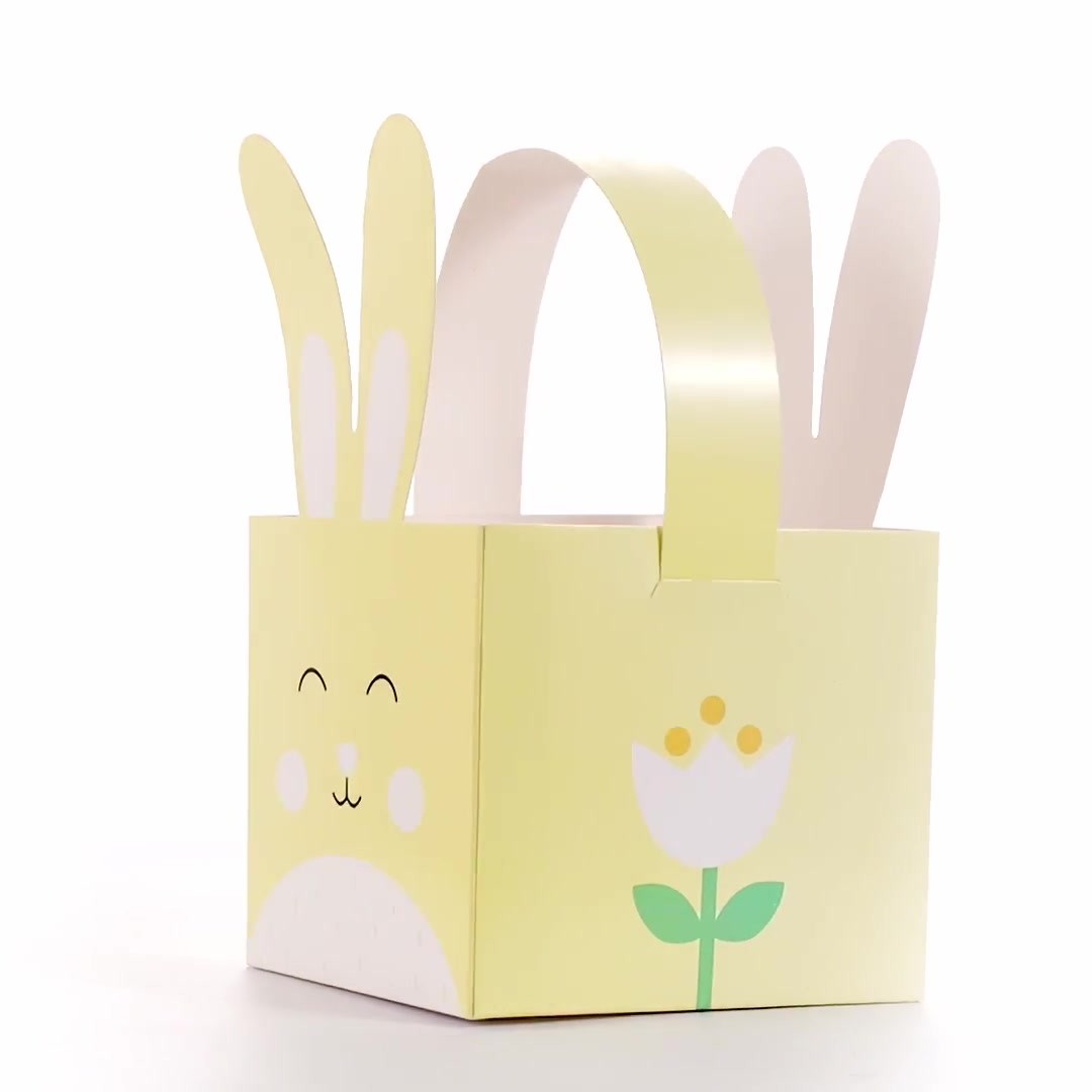Easter Basket - Smiling Bunny