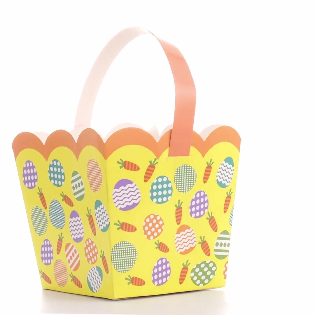 Easter Basket - Colored Eggs