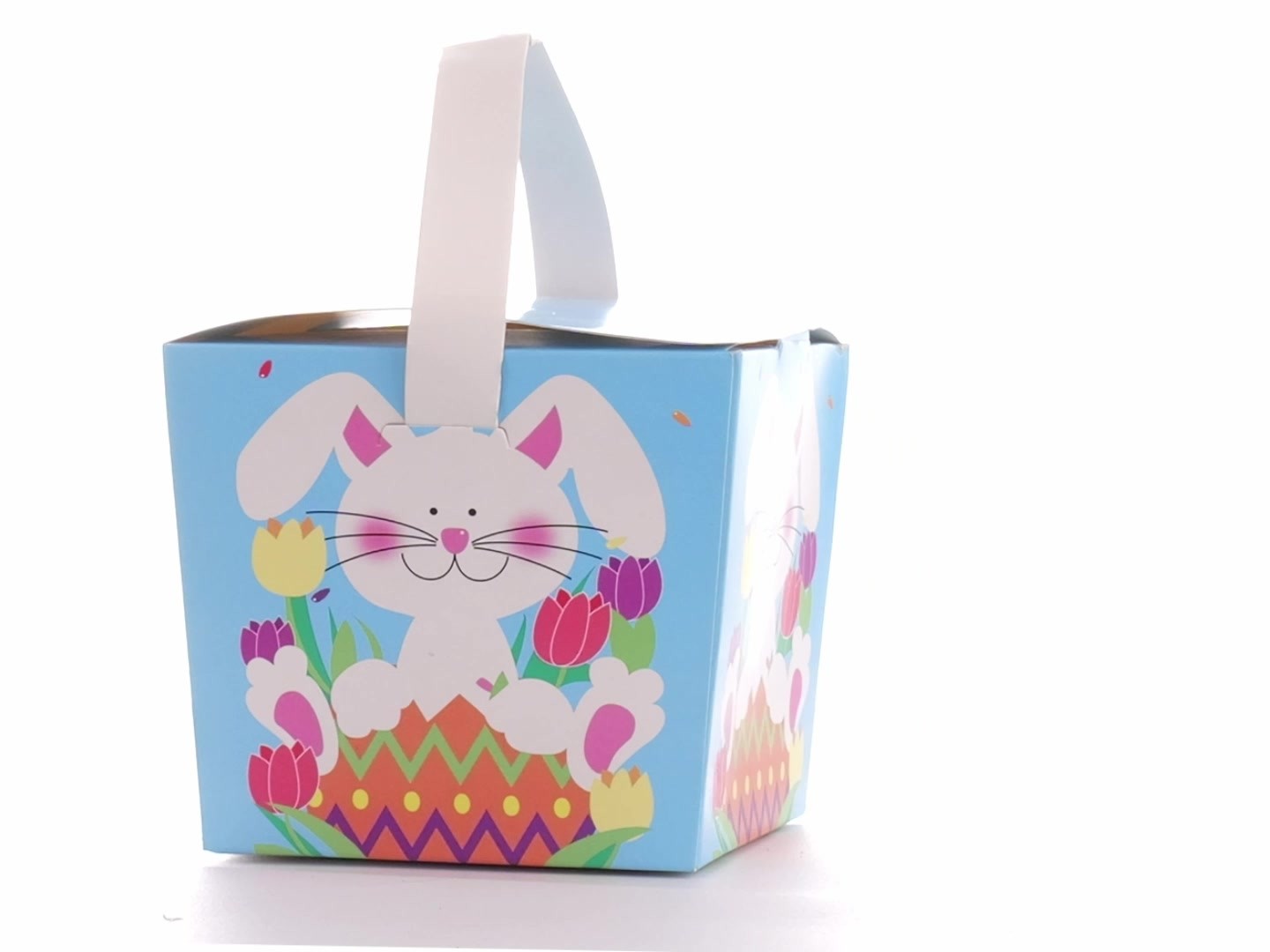 Easter Basket Style Dog Bow - Spring Bunny
