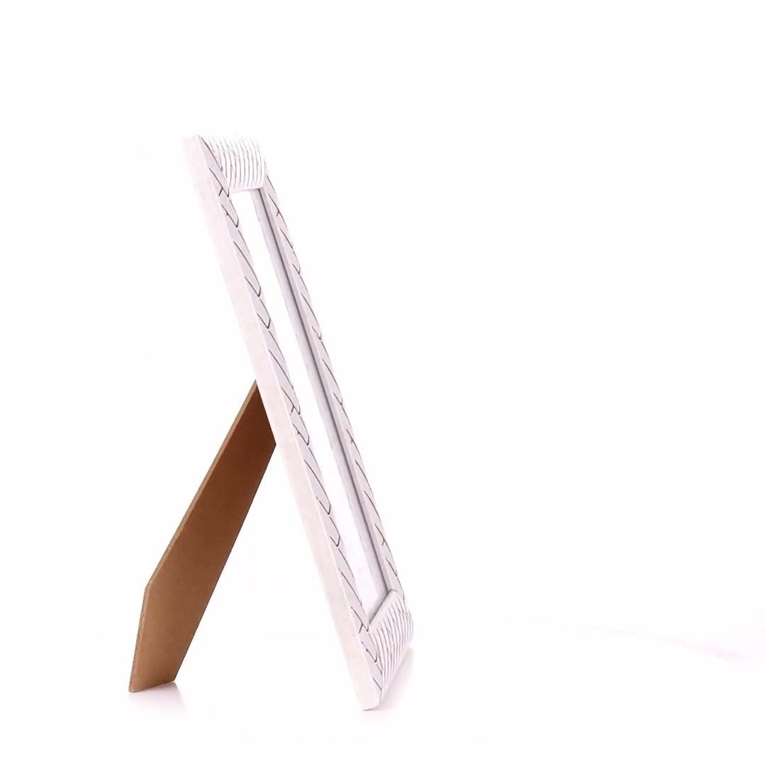 Barrio white+rose gold photo frame 13x18