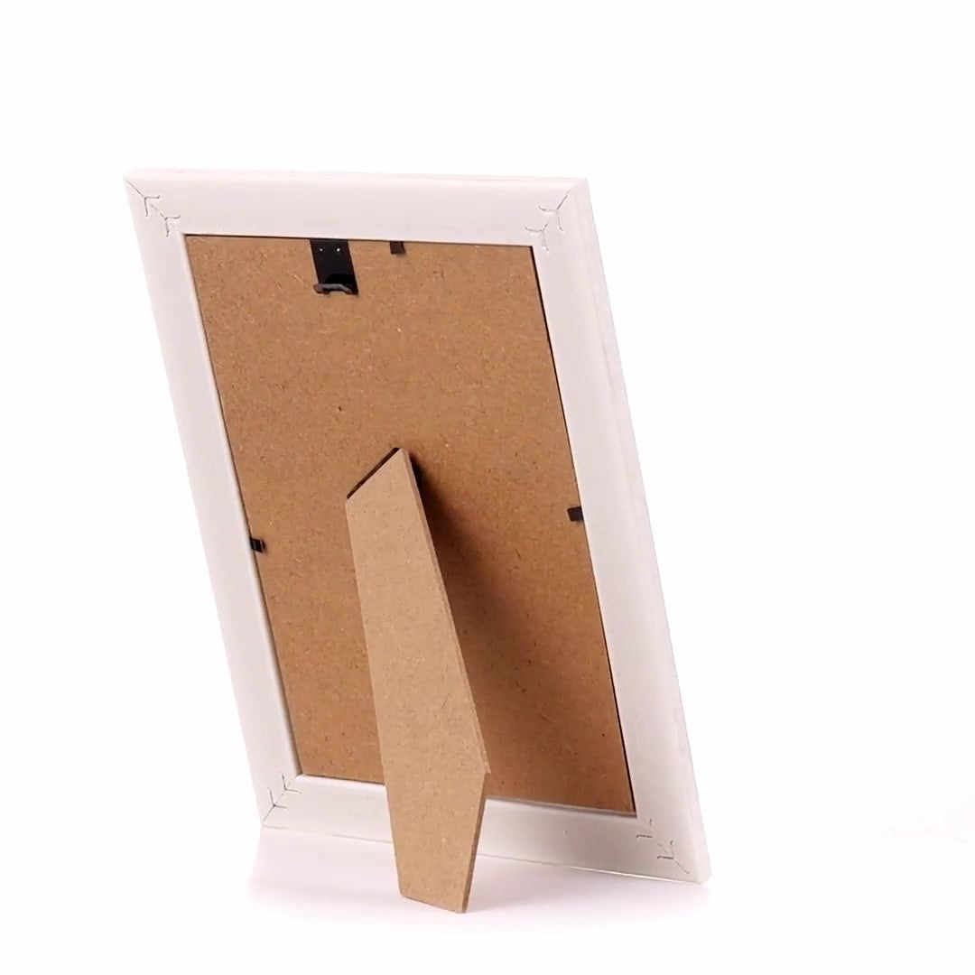 Barrio white+rose gold photo frame 13x18