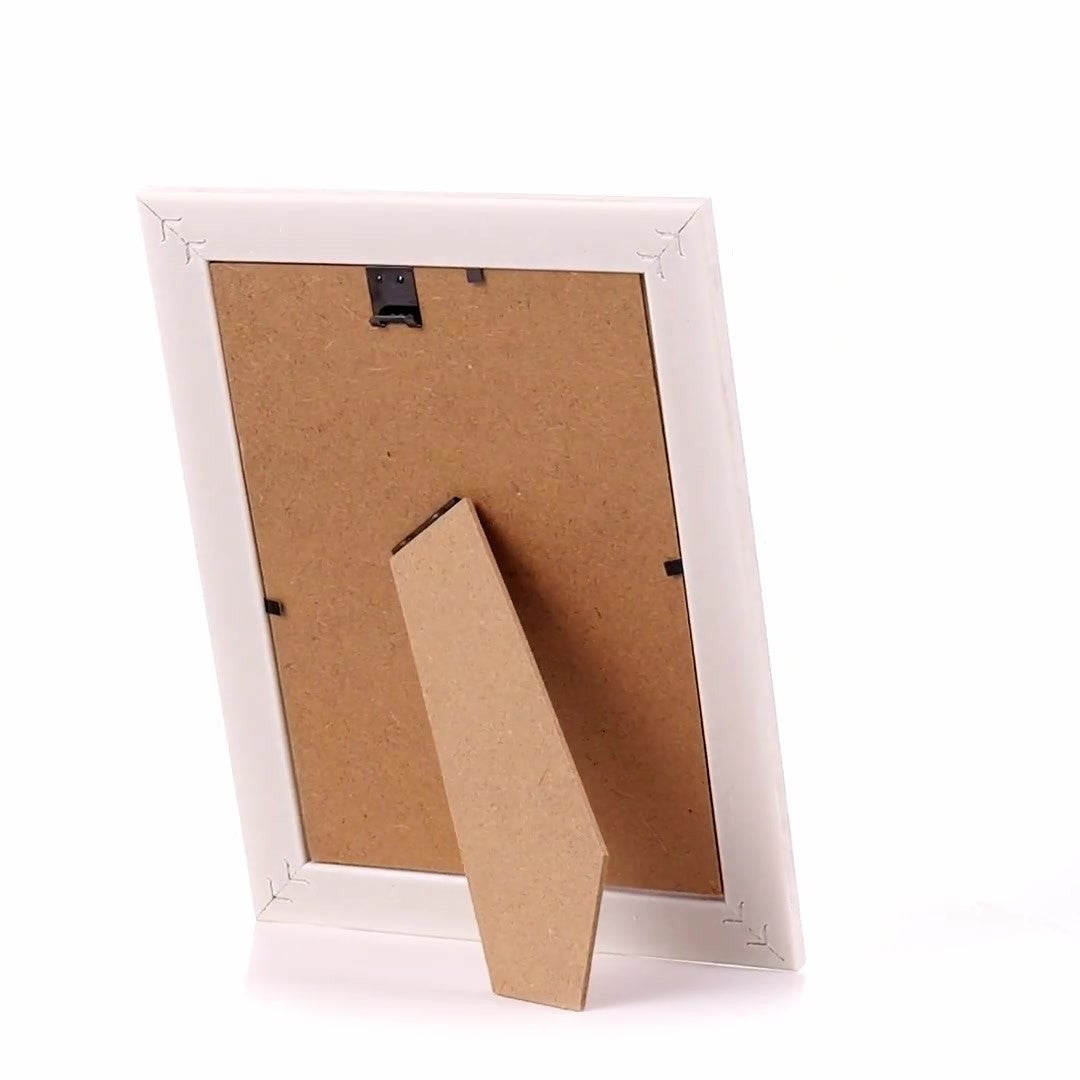 Barrio white+rose gold photo frame 13x18