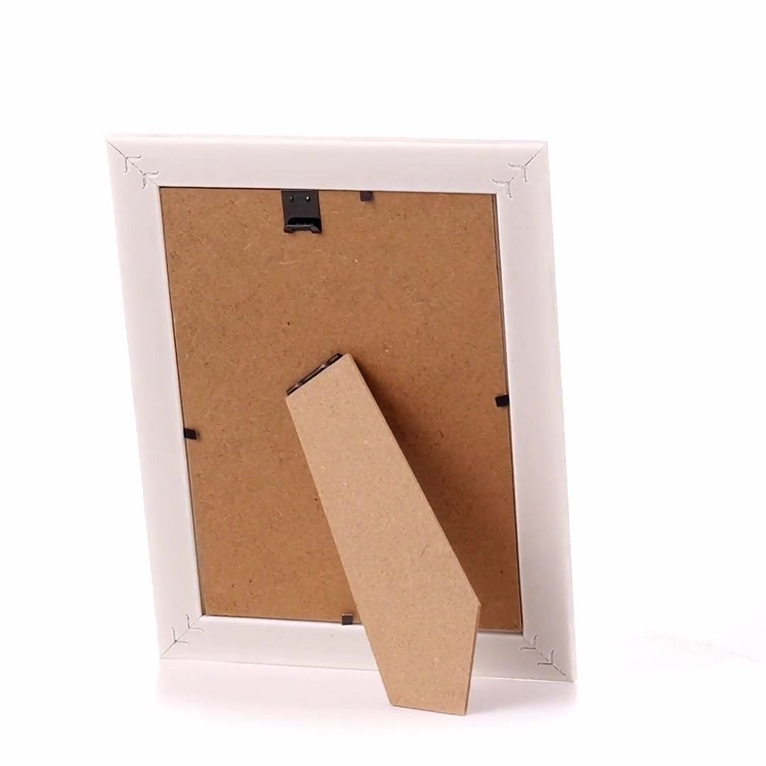Barrio white+rose gold photo frame 13x18