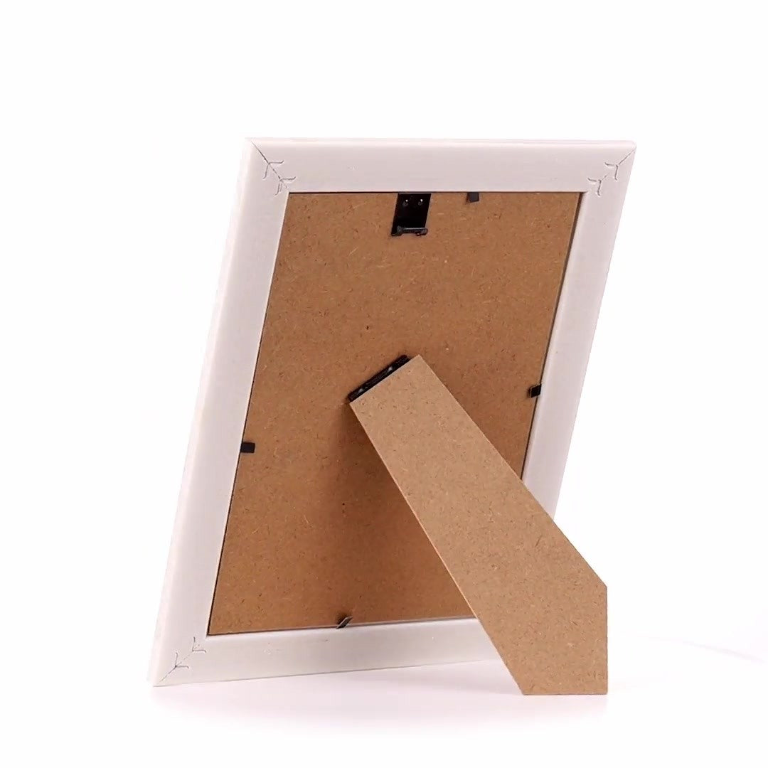 Barrio white+rose gold photo frame 13x18