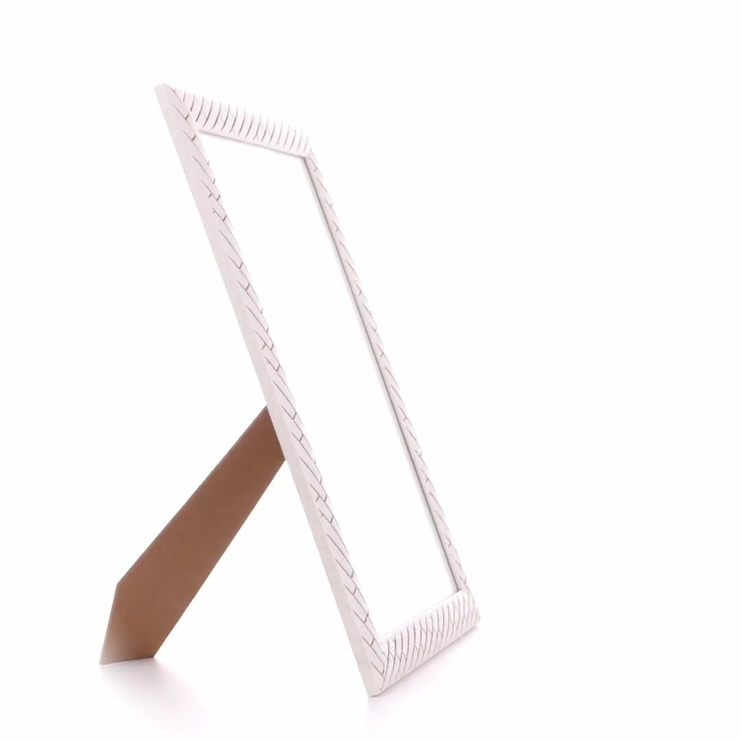 Barrio white+rose gold photo frame A4