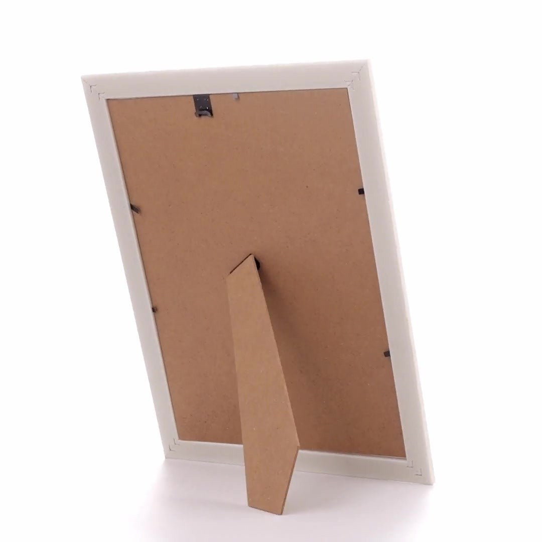 Barrio white+rose gold photo frame A4