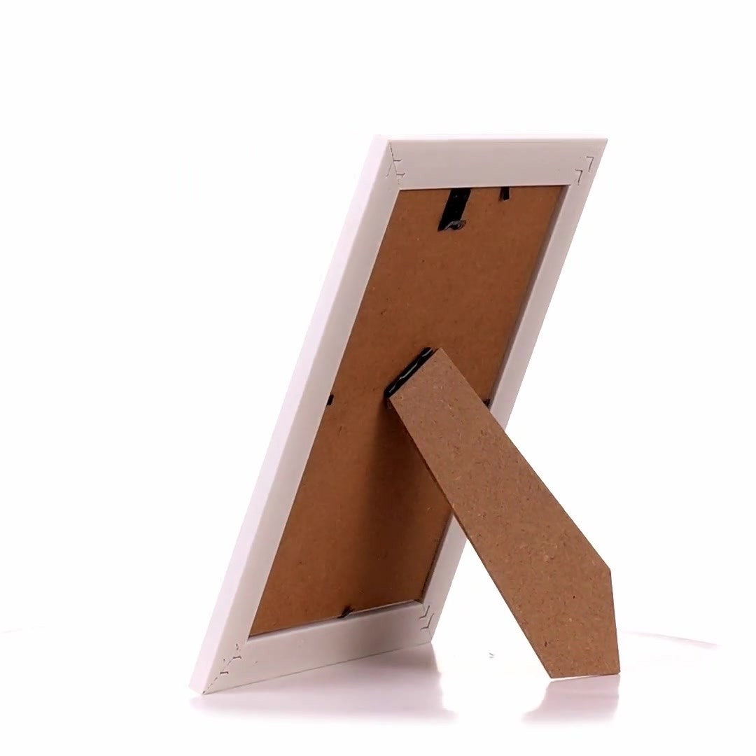Barrio white+silver photo frame 13x18