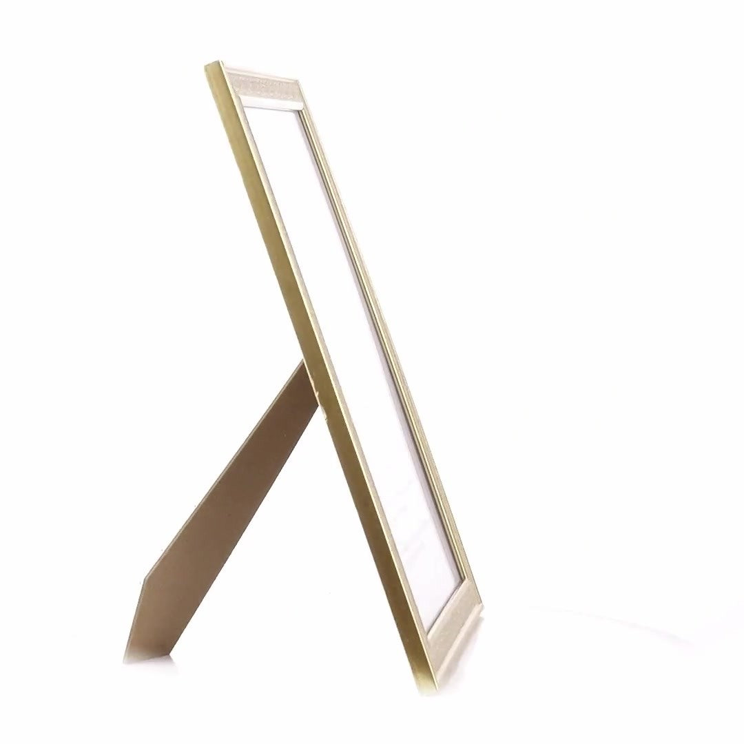 Porto gold photo frame A4