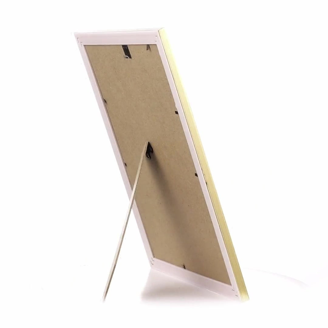 Porto gold photo frame A4