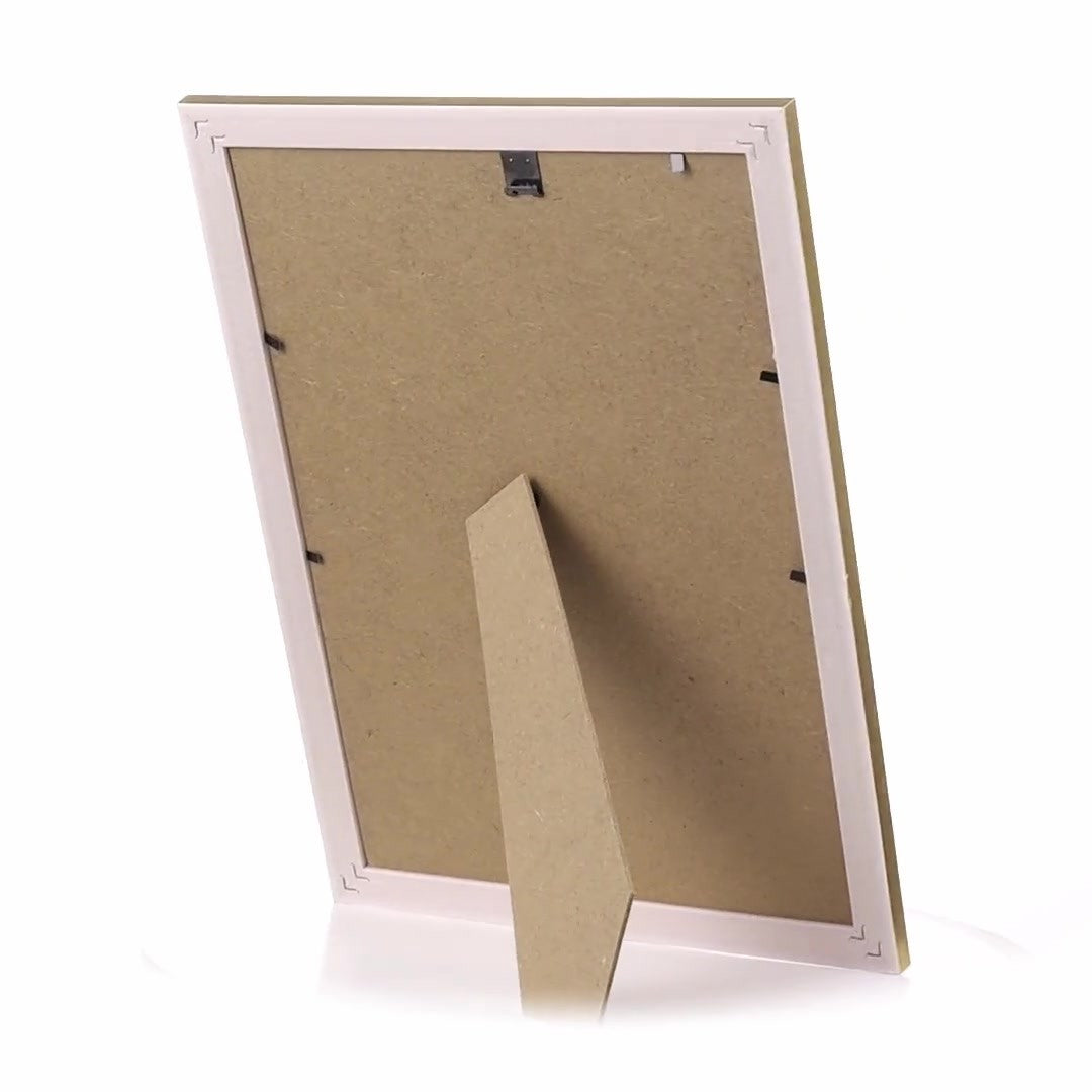 Porto gold photo frame A4