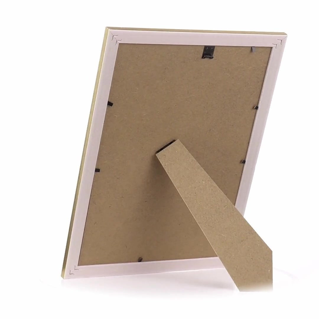 Porto gold photo frame A4