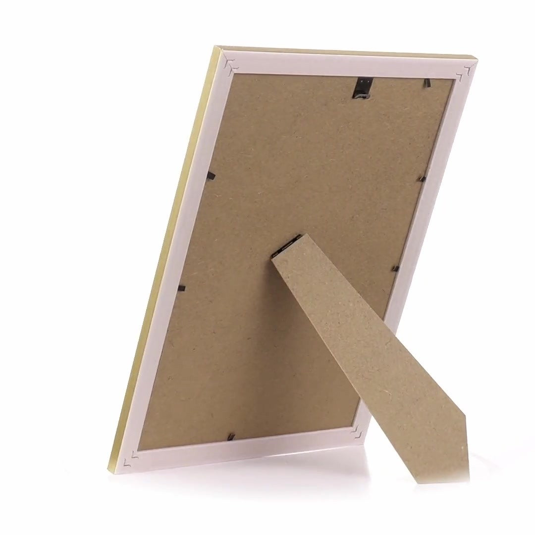 Porto gold photo frame A4