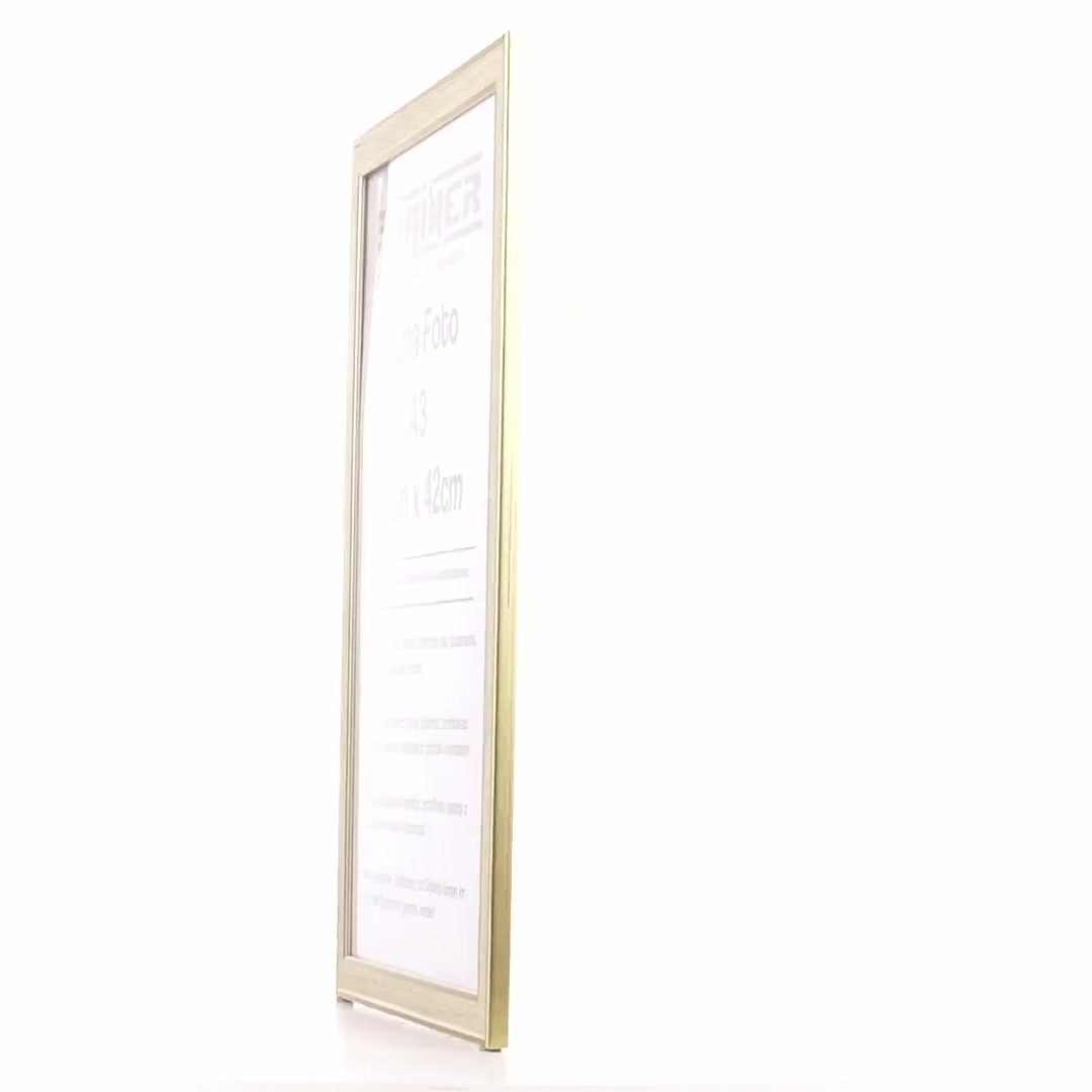 Porto gold photo frame A3