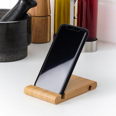 Suport de telefon / tableta din bambus IK340015 - Green Print