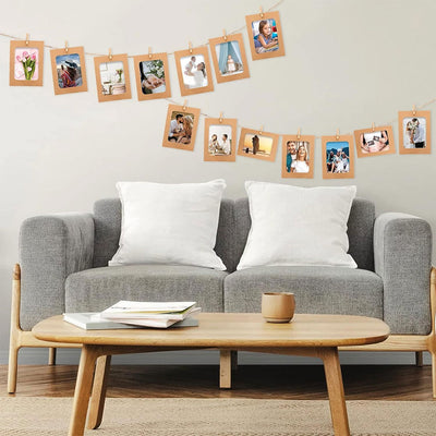 Set rame foto ghirlanda maro