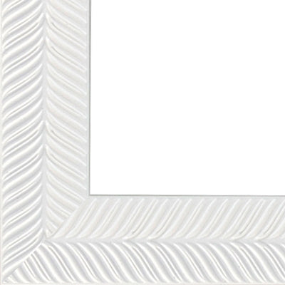 Rama foto Leon alb texturat 13x18