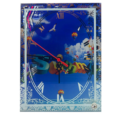 Ceas sticla sublimare ANTIQUE 23x18