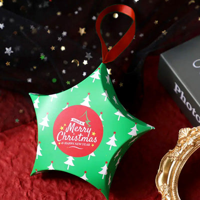 Ornament de brad din carton CRACIUN3 - set 10 buc