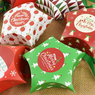 Ornament de brad din carton CRACIUN5 - set 10 buc