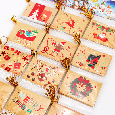 Mini felicitari 6x9 modele CRACIUN2 - set 120 buc