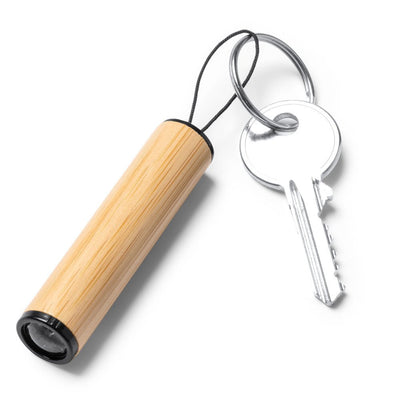 Mini lanterna breloc din lemn LN1152S129 - Green Print