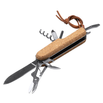 Briceag multifunctional cu maner de pluta