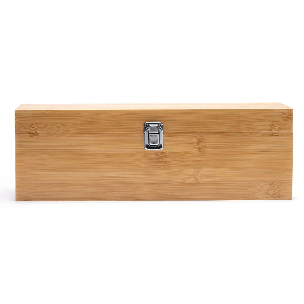 Cutie din lemn pentru sticla de vin cu accesorii AB1138S129 - Green Print