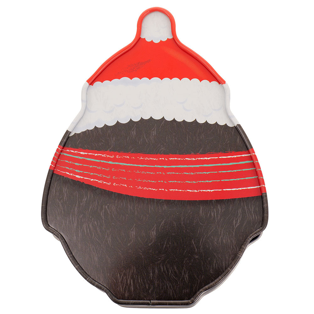 Cutie metalica cu forma pinguin
