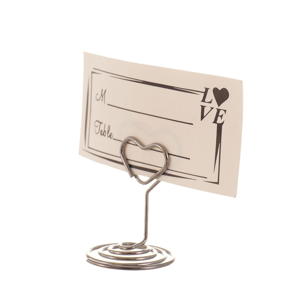 Suport metalic numere de masa Place Card - INIMA