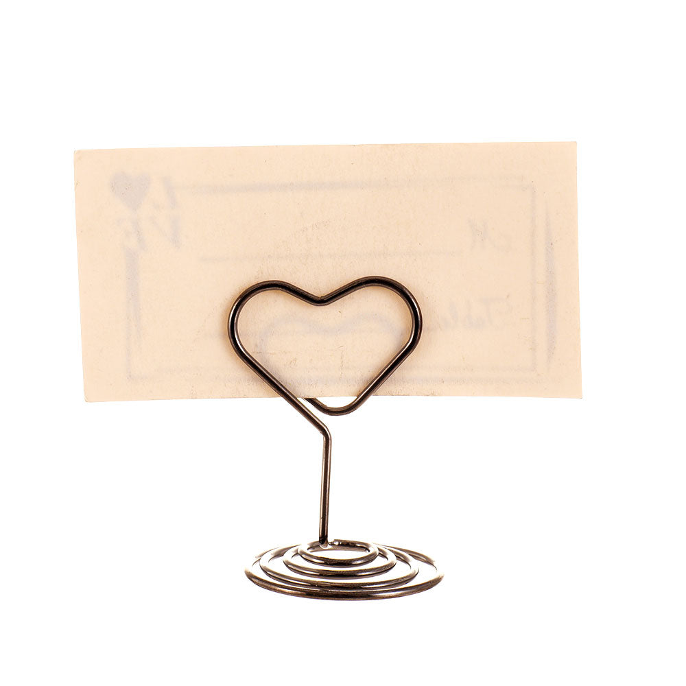 Suport metalic numere de masa Place Card - INIMA