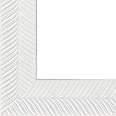 Rama foto Leon alb texturat A3