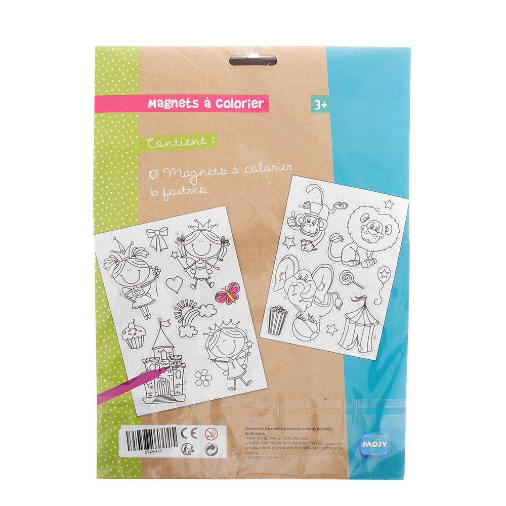 Set magneti de frigider de colorat - Printesa in castel DY456434 - Green Print