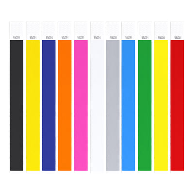 Bratara de petrecere sau festival din fibra sintetica - set de 10 PF3100S140 - Green Print