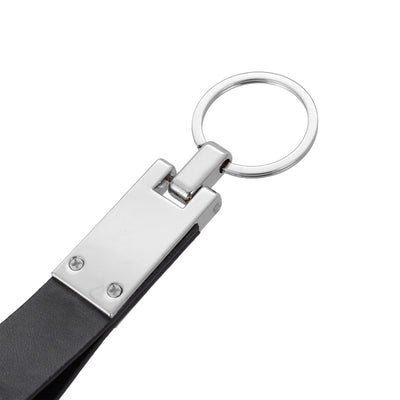 Breloc din piele si metal KeyLux