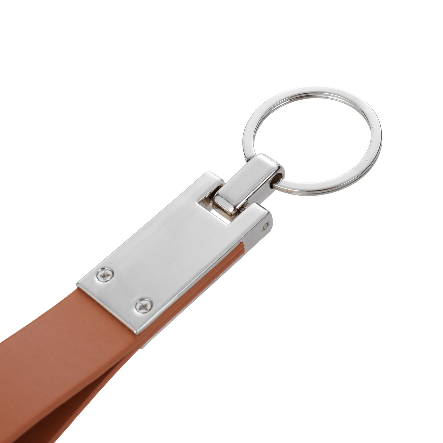 Breloc din piele si metal KeyLux