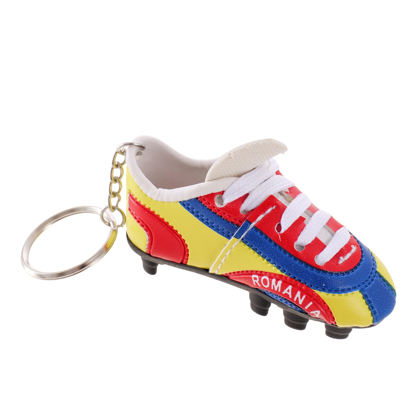 Breloc gheata de fotbal tricolor ROMANIA