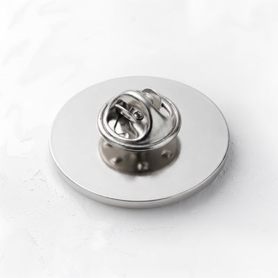 Pin metalic sublimabil ROTUND